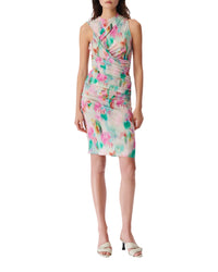 Zippa midi-length dress - Green Multico