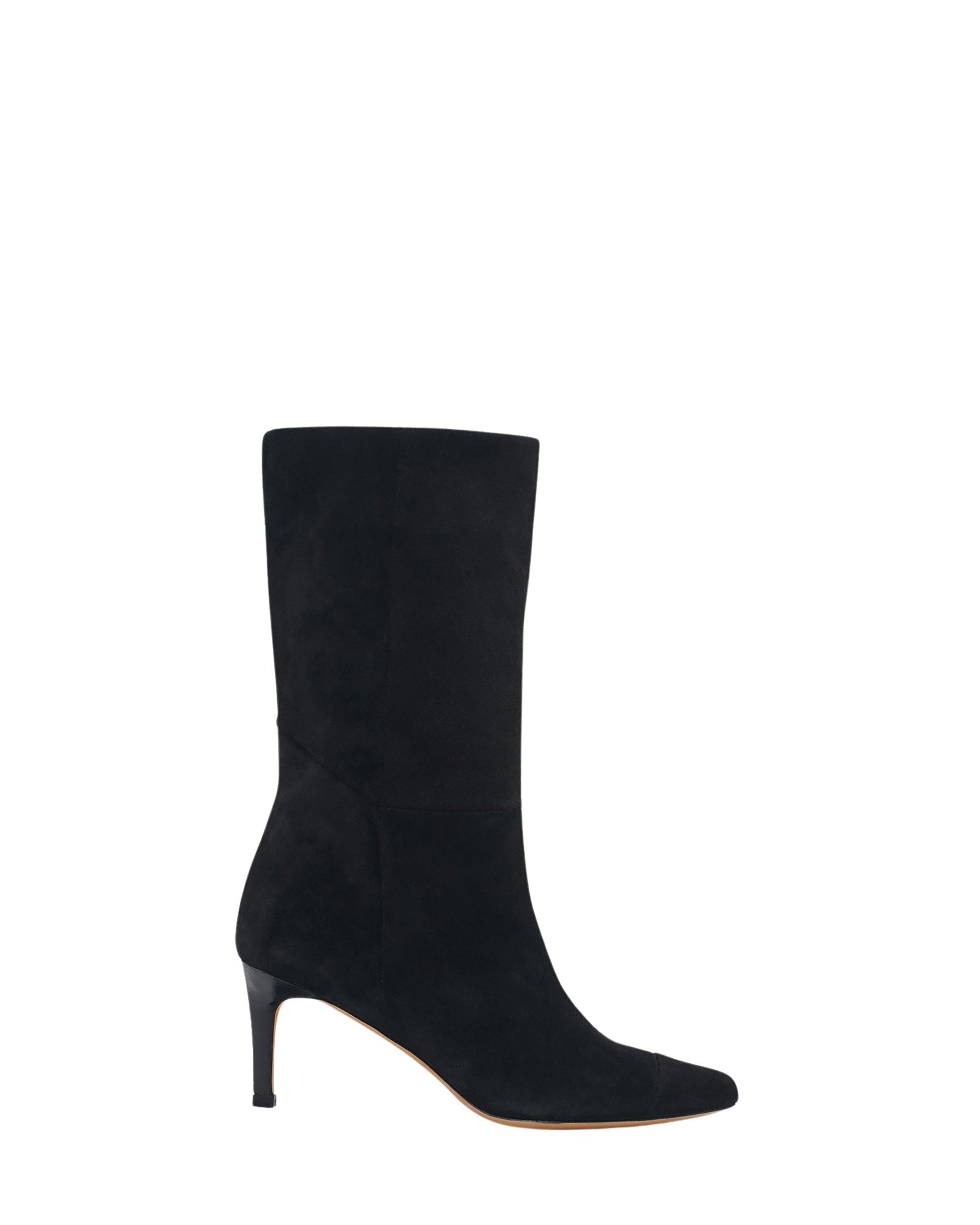 Takari Suede leather ankle boots - Black