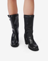 Aika 85 leather boots - Black