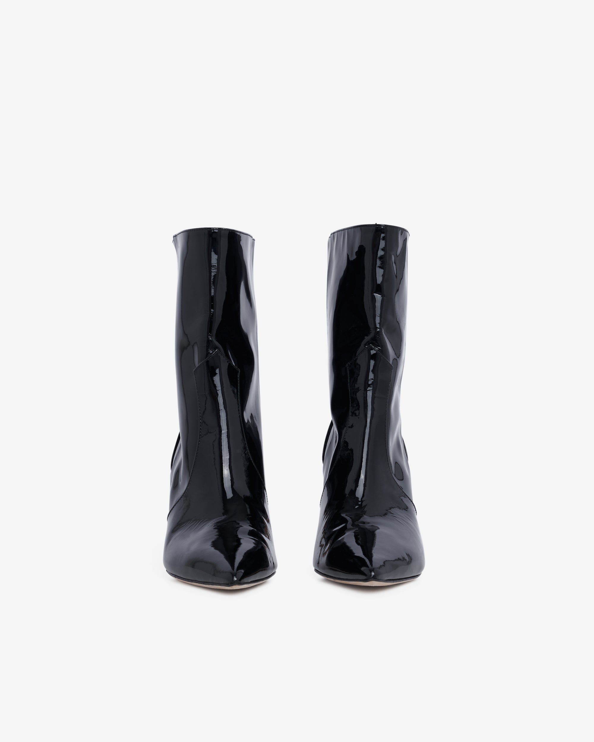 Davy Match 80 leather boots - Black