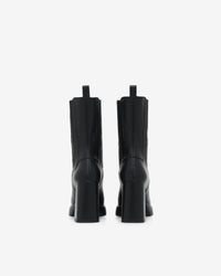 Dona leather ankle boots - Glossy Black
