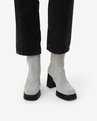 Dona Suede leather ankle boots - Cloud
