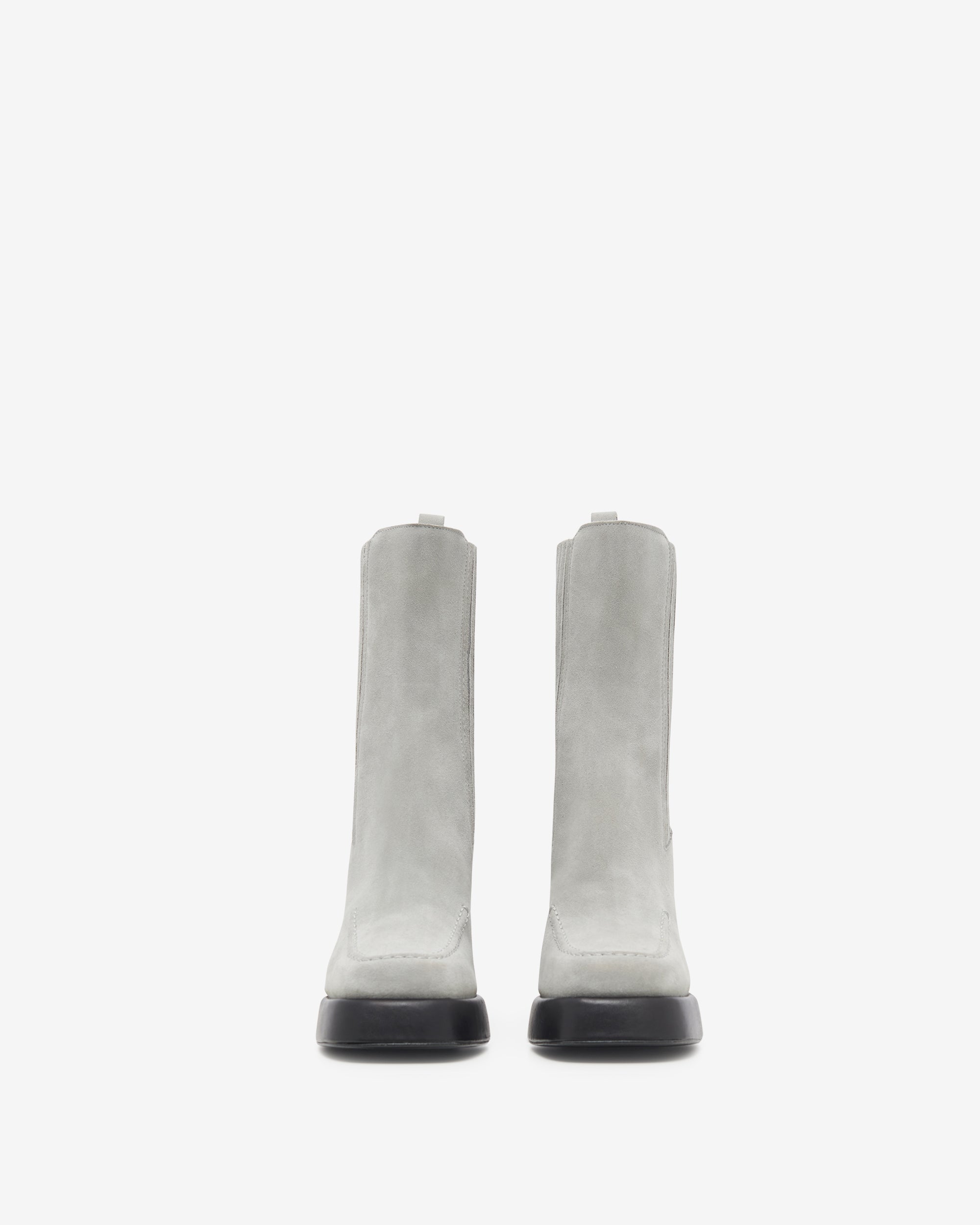 Dona Suede leather ankle boots - Cloud