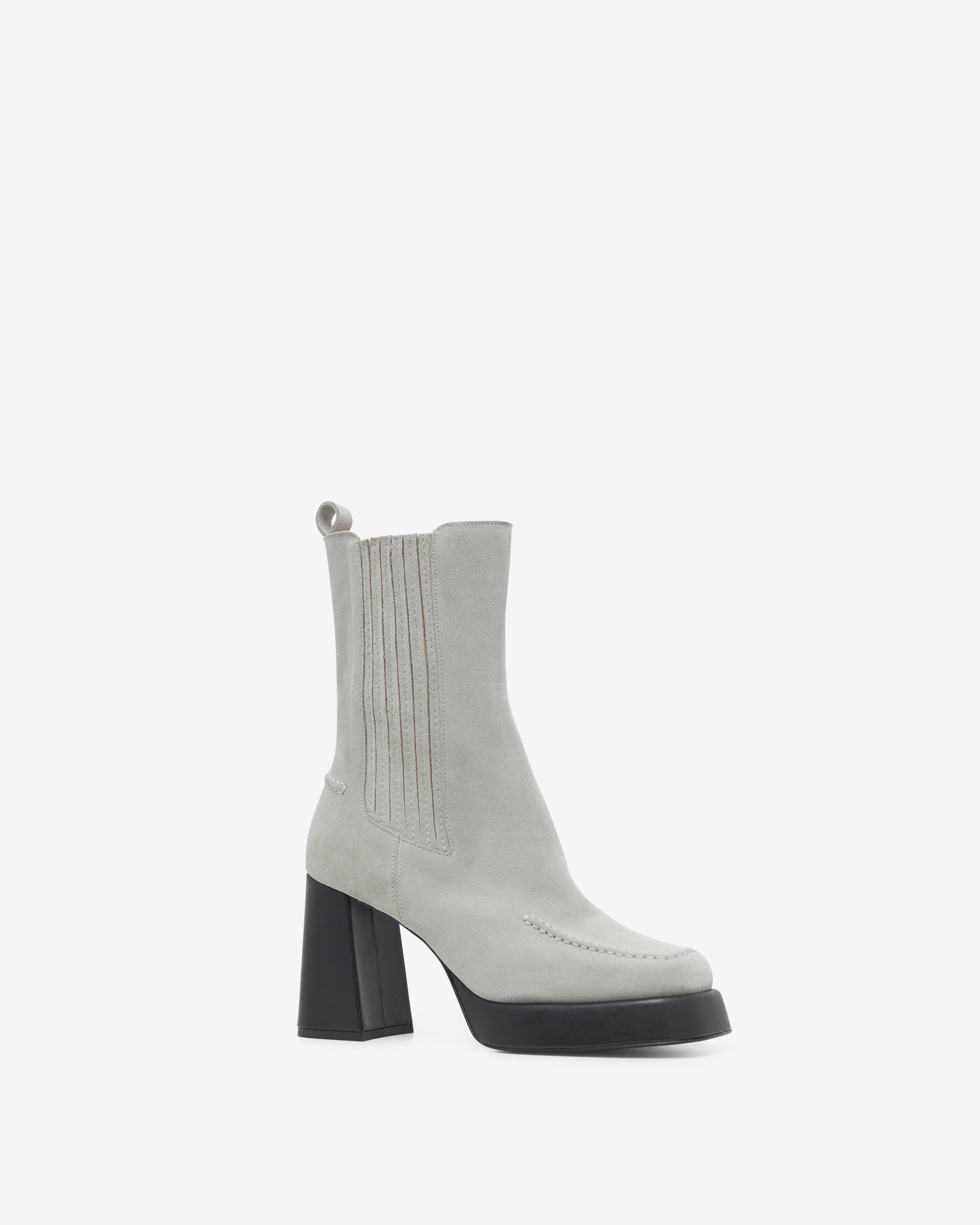 Dona Suede leather ankle boots - Cloud