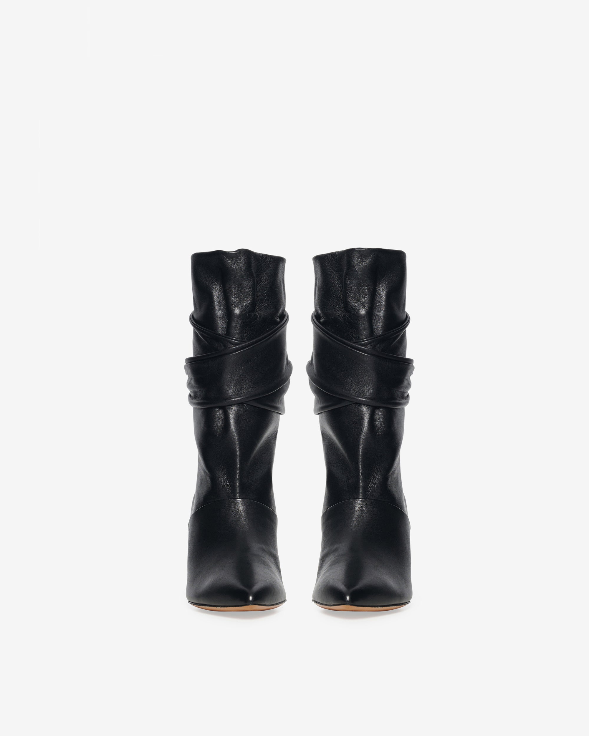 Nori 85 leather boots - Black