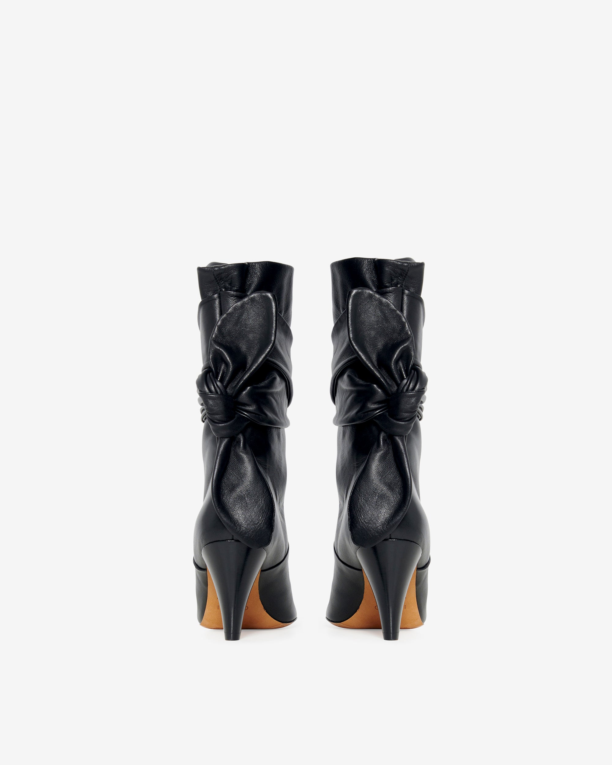 Nori 85 leather boots - Black