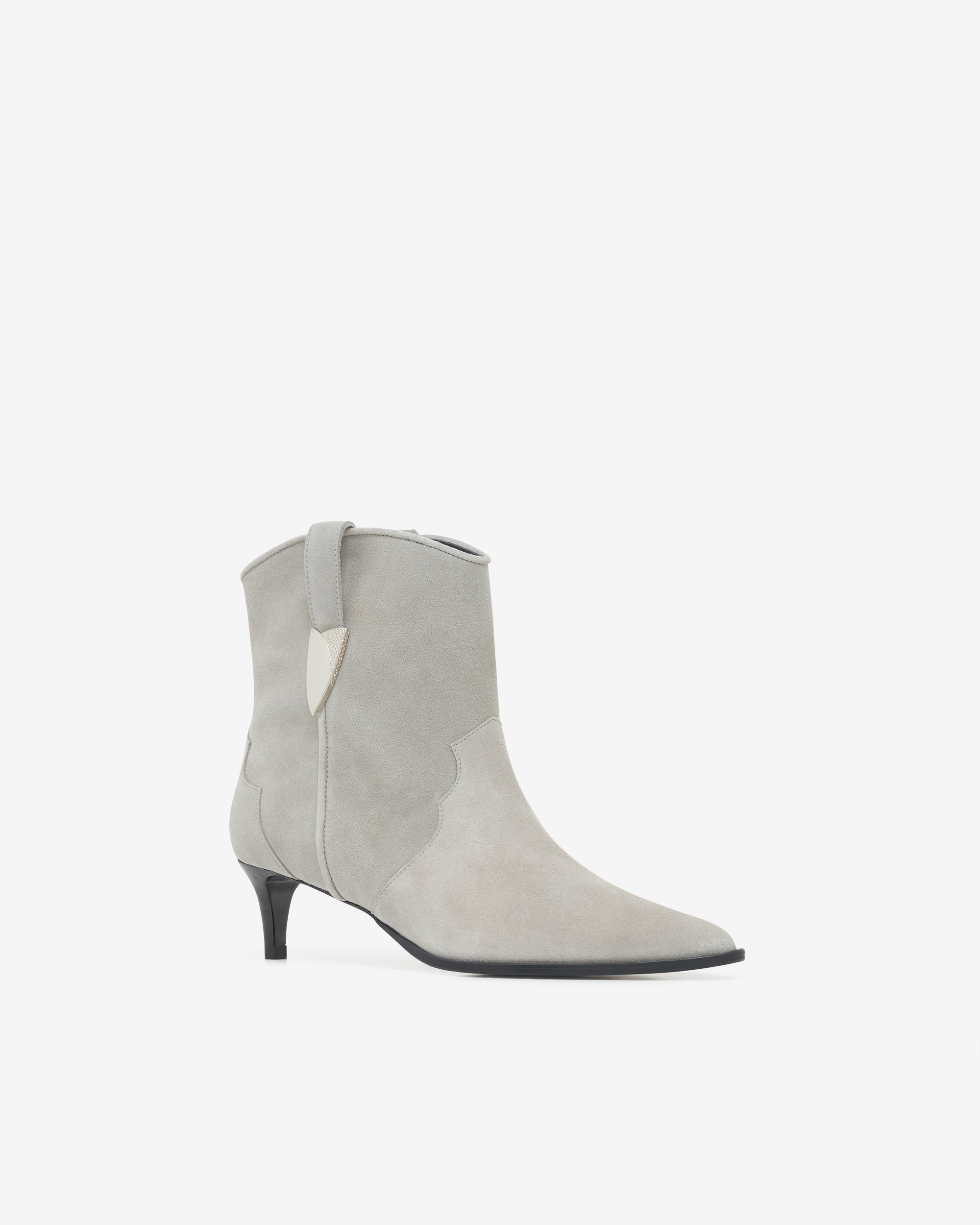 Opale Suede leather ankle boots - Cloud
