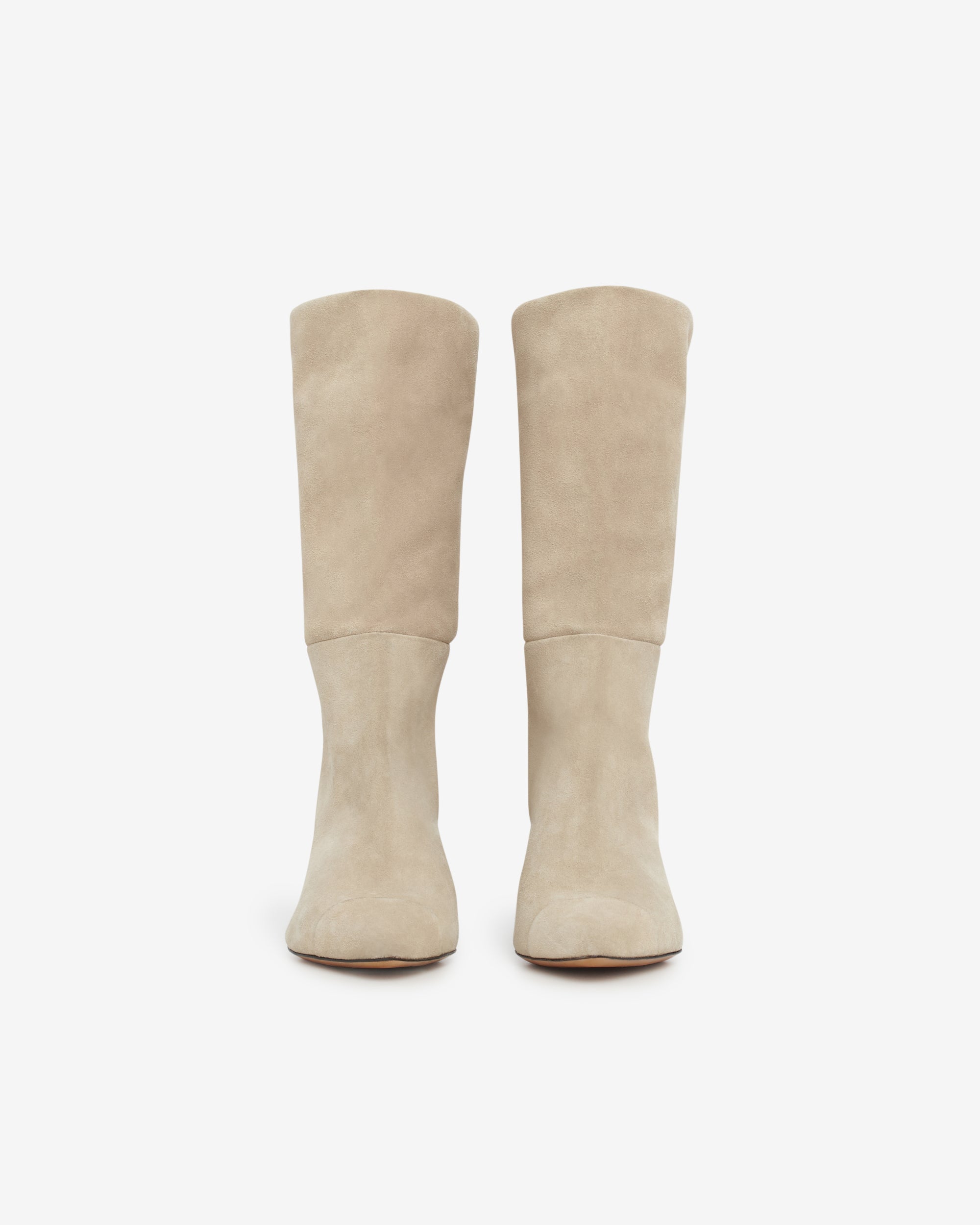 Takari 70 suede boots - Beige