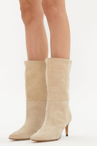 Takari 70 suede boots - Beige