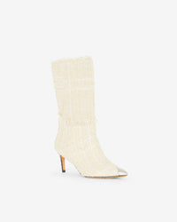 Takari 70 tweed boots - Tweed Beige