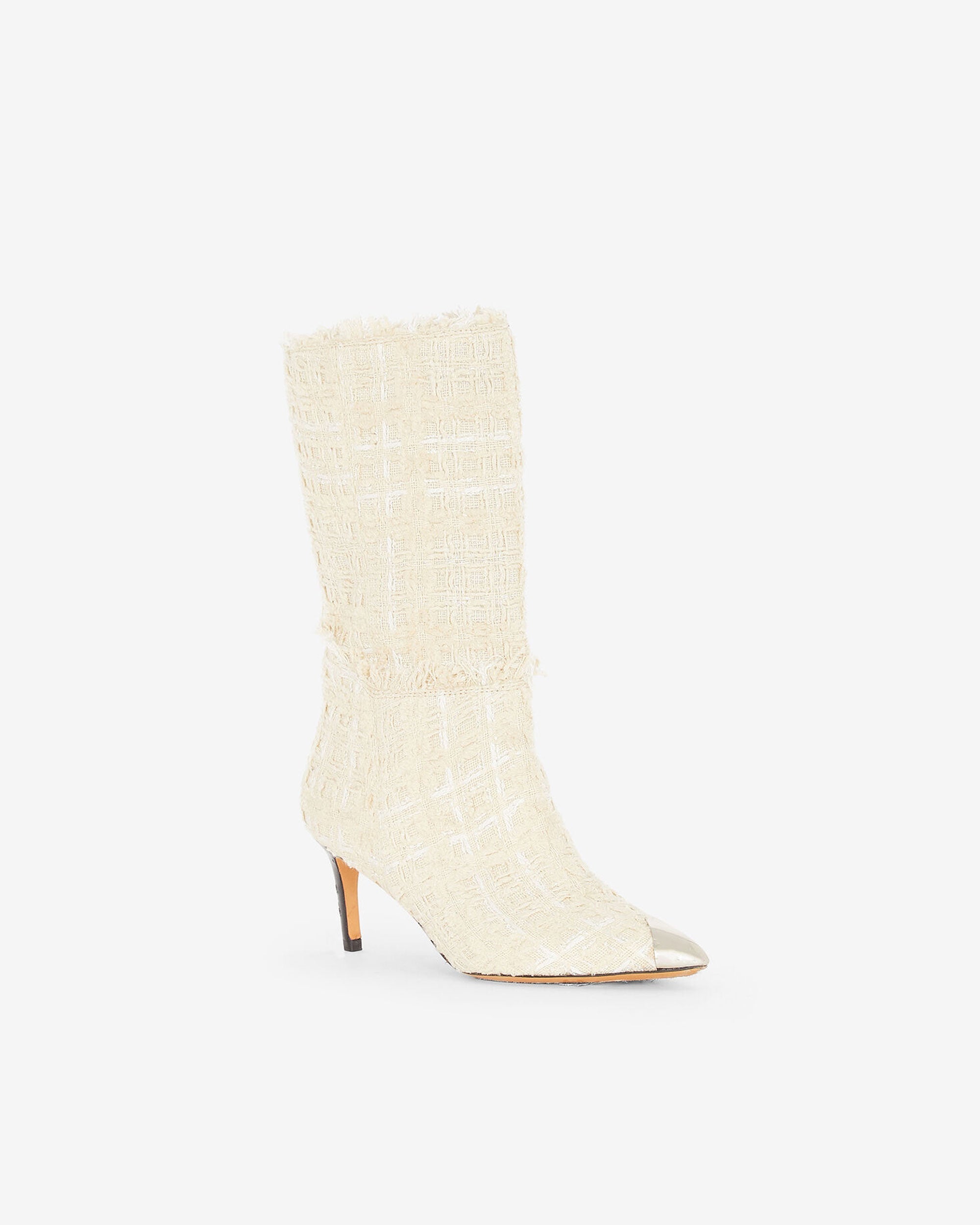 Takari 70 tweed boots - Tweed Beige