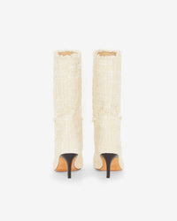 Takari 70 tweed boots - Tweed Beige