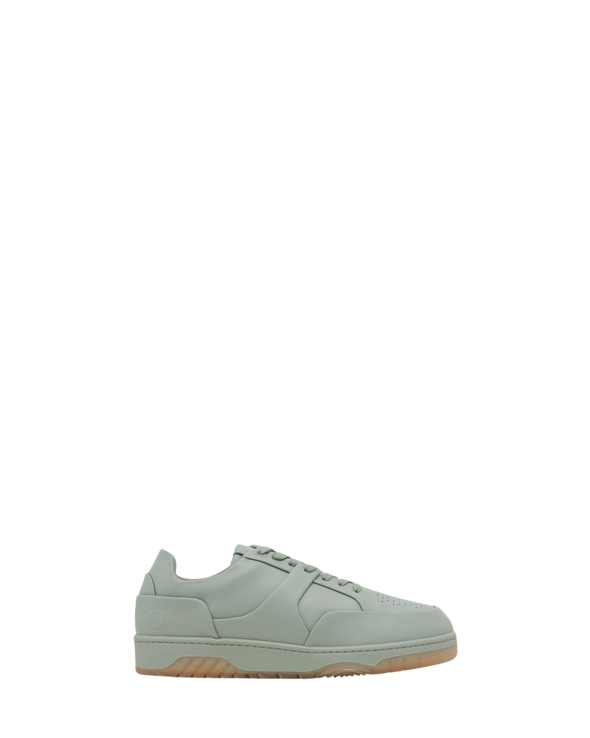 Alex leather trainers - Sage Green