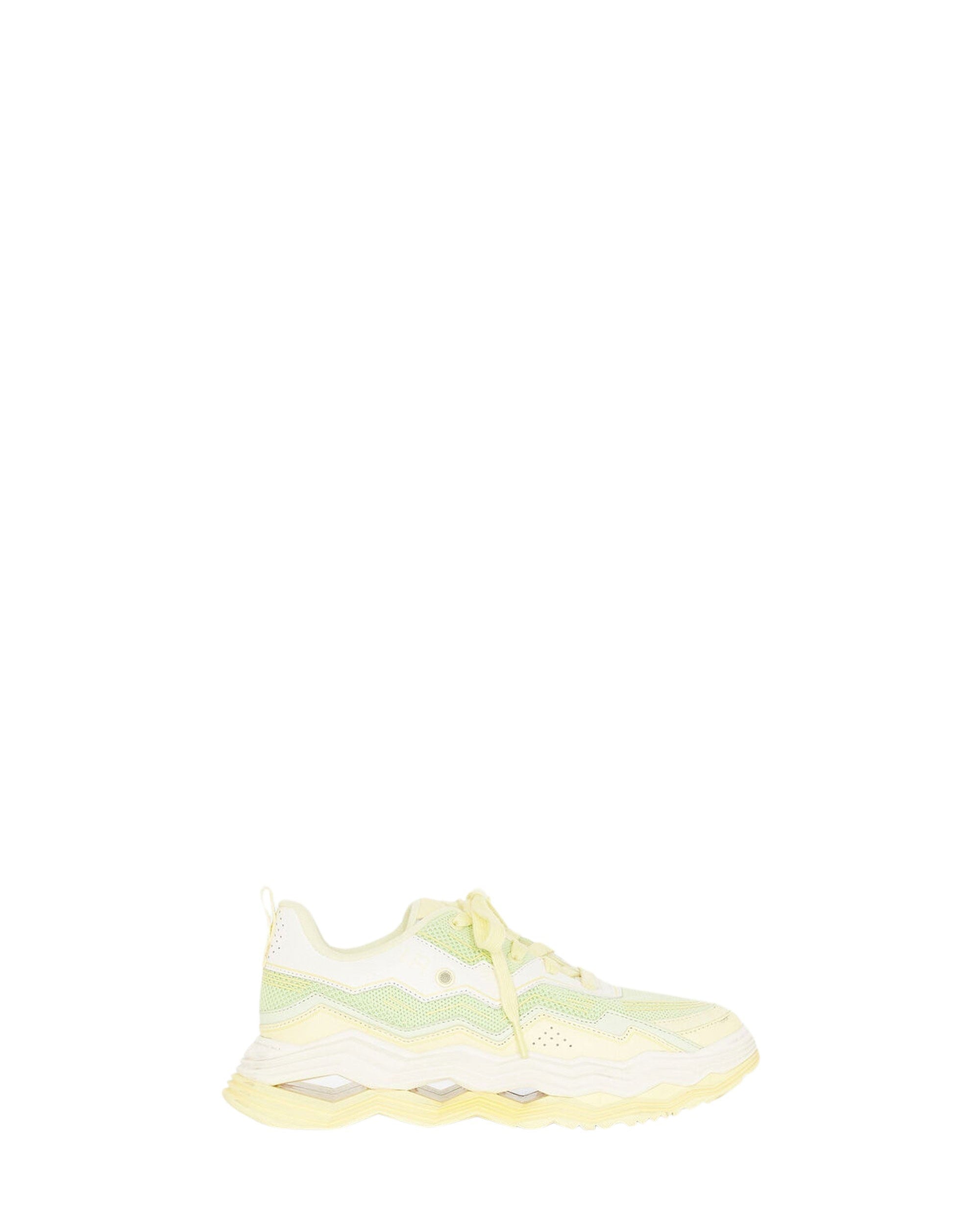 Wave Leather Sneakers - Yellow