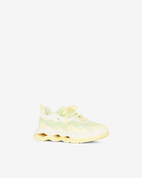 Wave Leather Sneakers - Yellow
