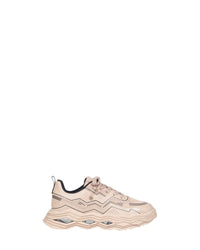 Wave leather trainers - Latte