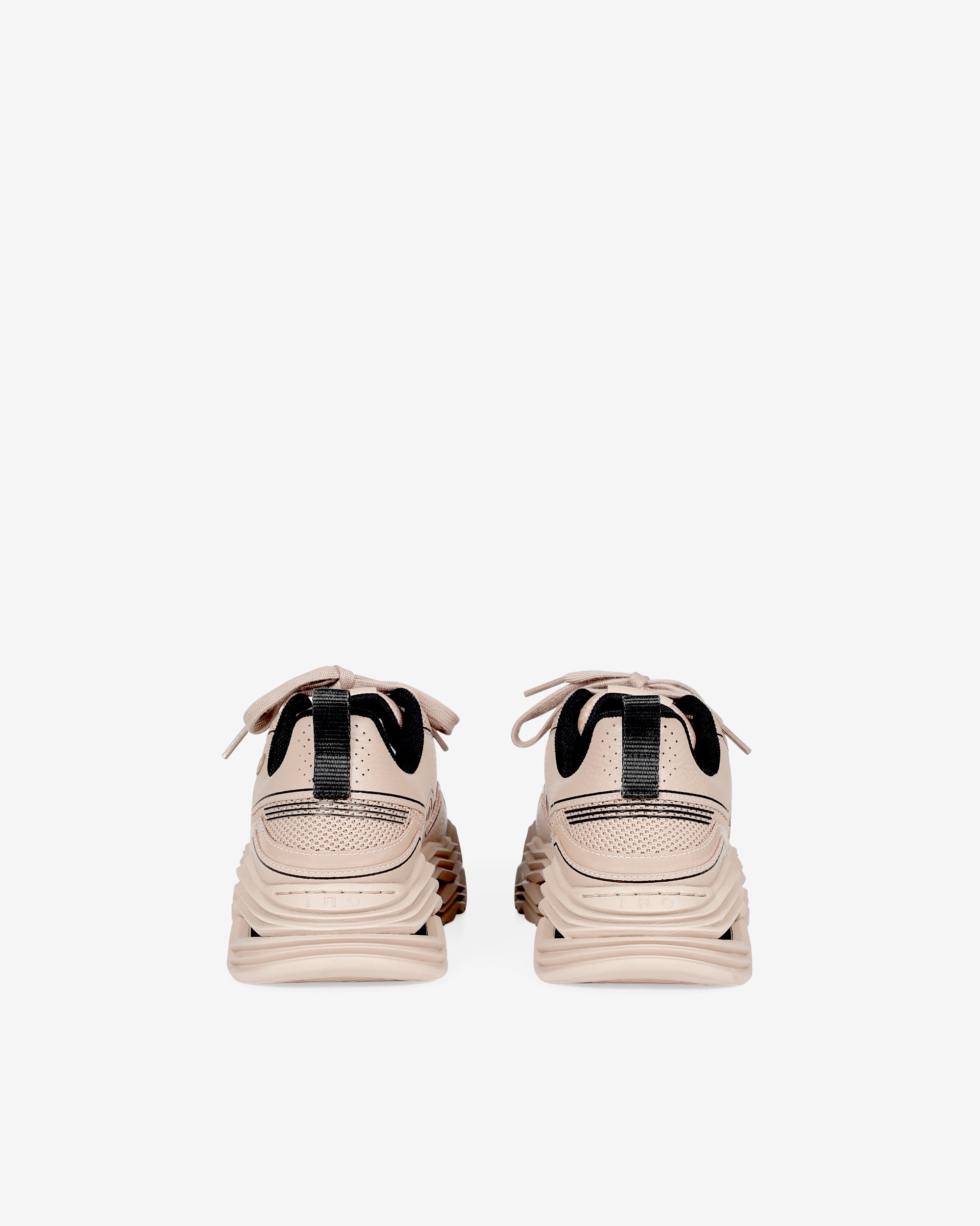 Wave leather trainers - Latte