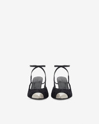 Damia 70 pumps in tweed - Tweed Black