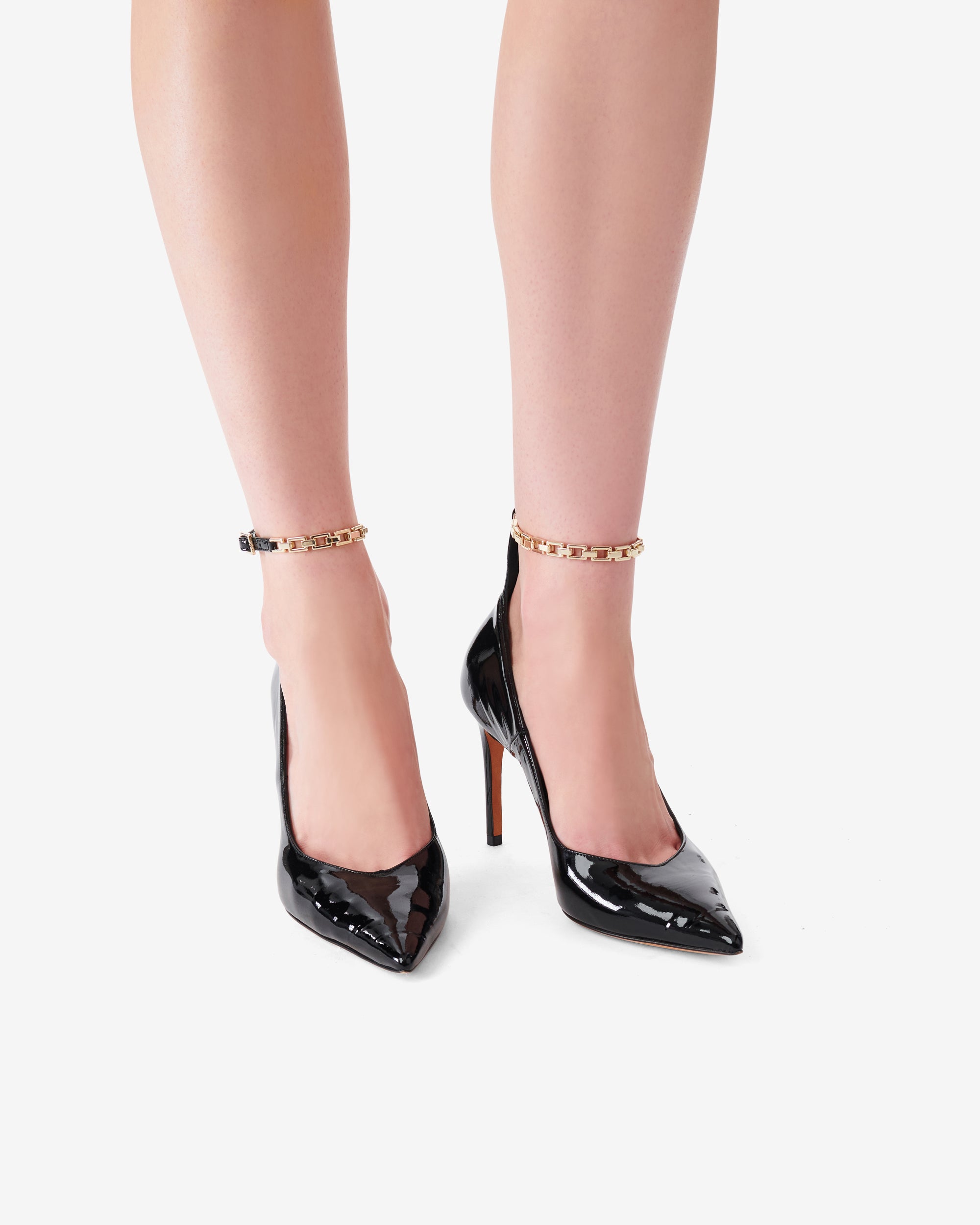Eskio leather pumps - Black