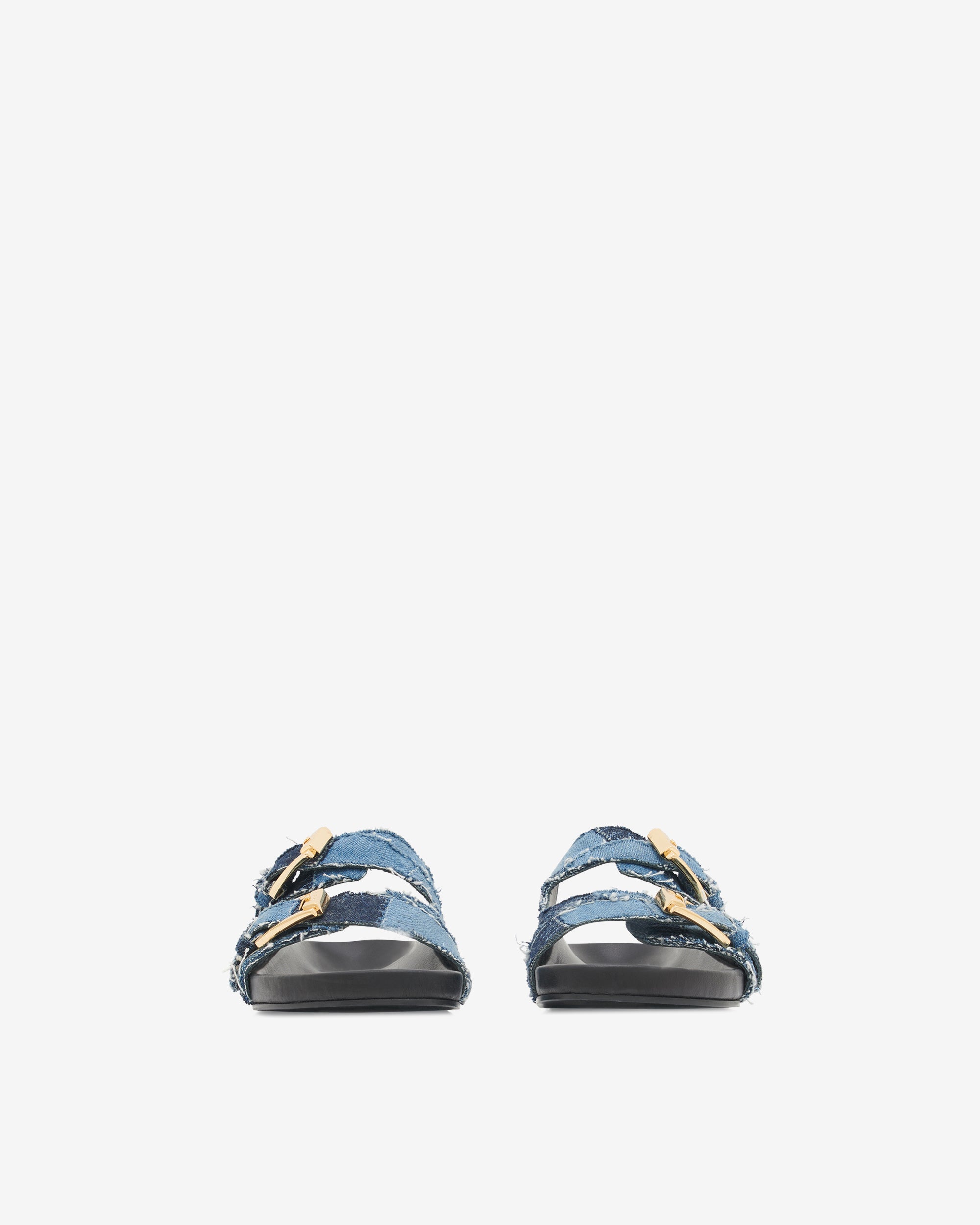 Billie Patch sandals - Patchwork Denim