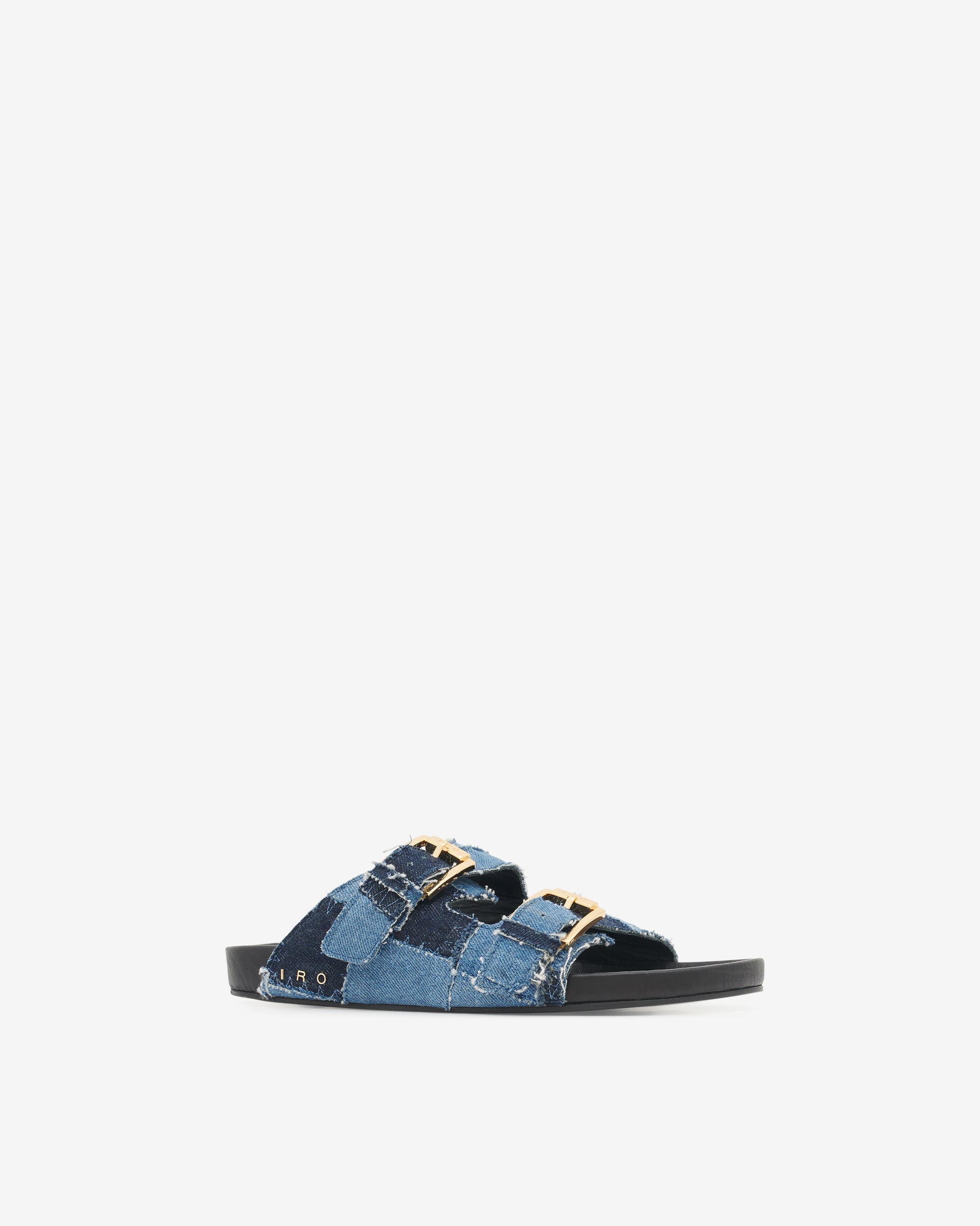 Billie Patch sandals - Patchwork Denim