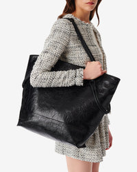 Totiro Xl Wkl leather tote bag - Black