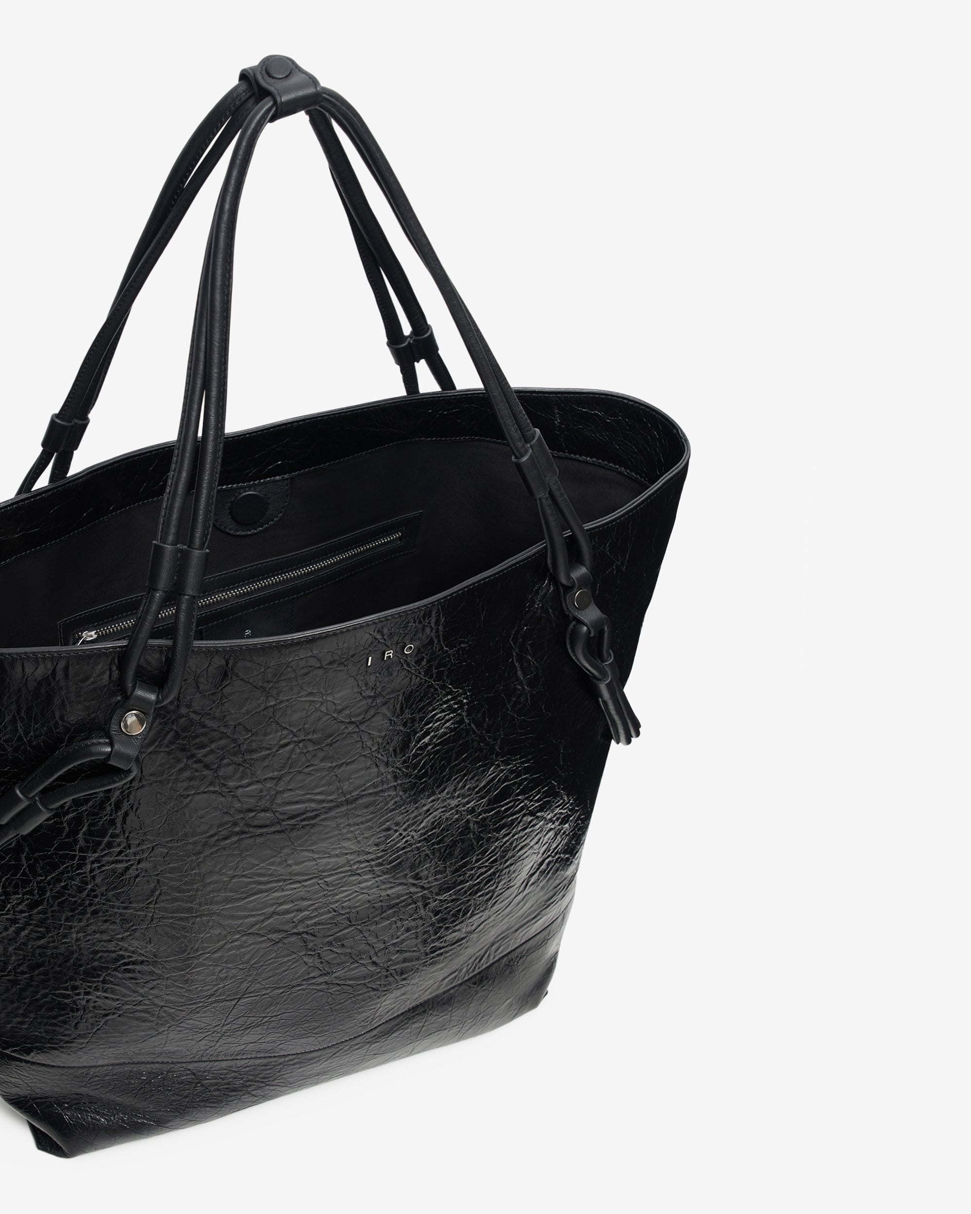 Totiro Xl Wkl leather tote bag - Black