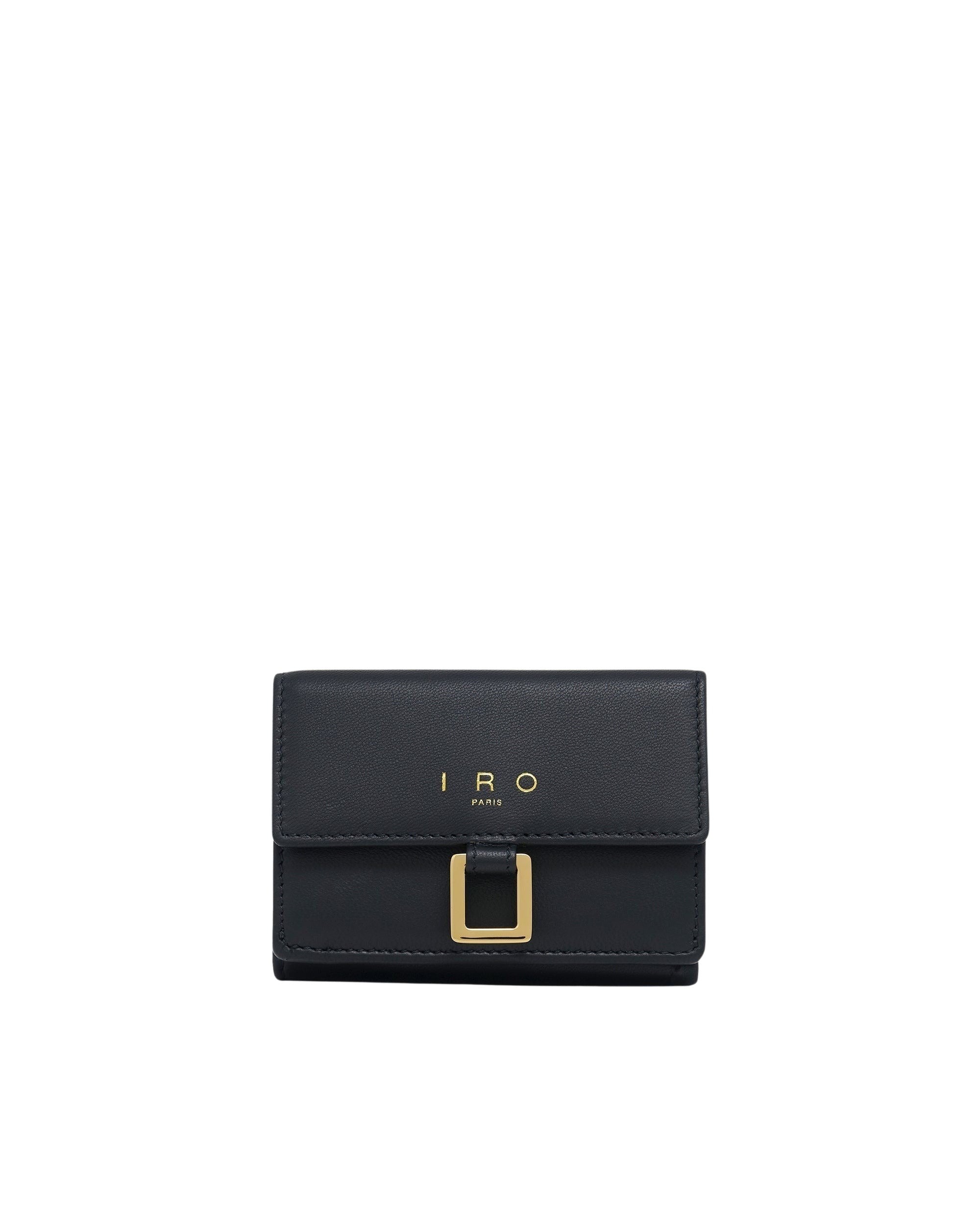 Mijana leather wallet - Black