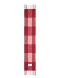 Auray alpaca scarf - Fushia & Light Pink