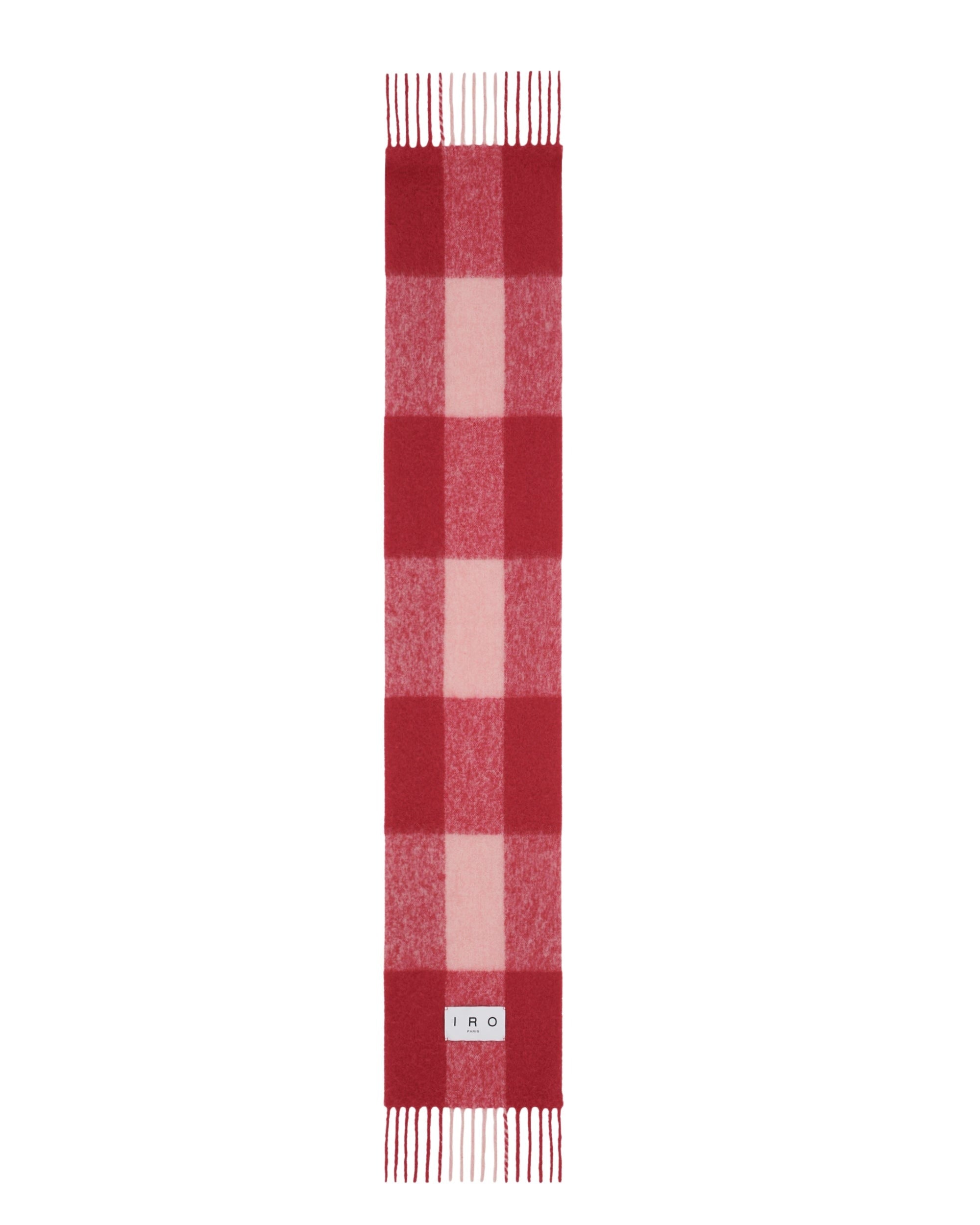 Auray alpaca scarf - Fushia & Light Pink