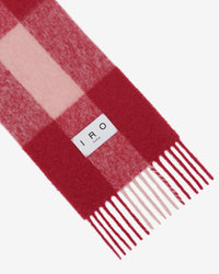 Auray alpaca scarf - Fushia & Light Pink