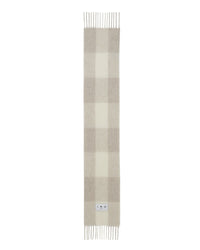 Auray alpaca scarf - White & Beige