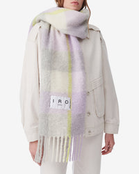 Auray alpaca scarf - Grey Lavender
