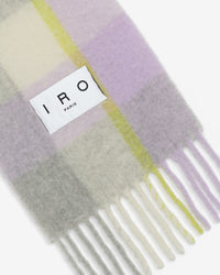 Auray alpaca scarf - Grey Lavender