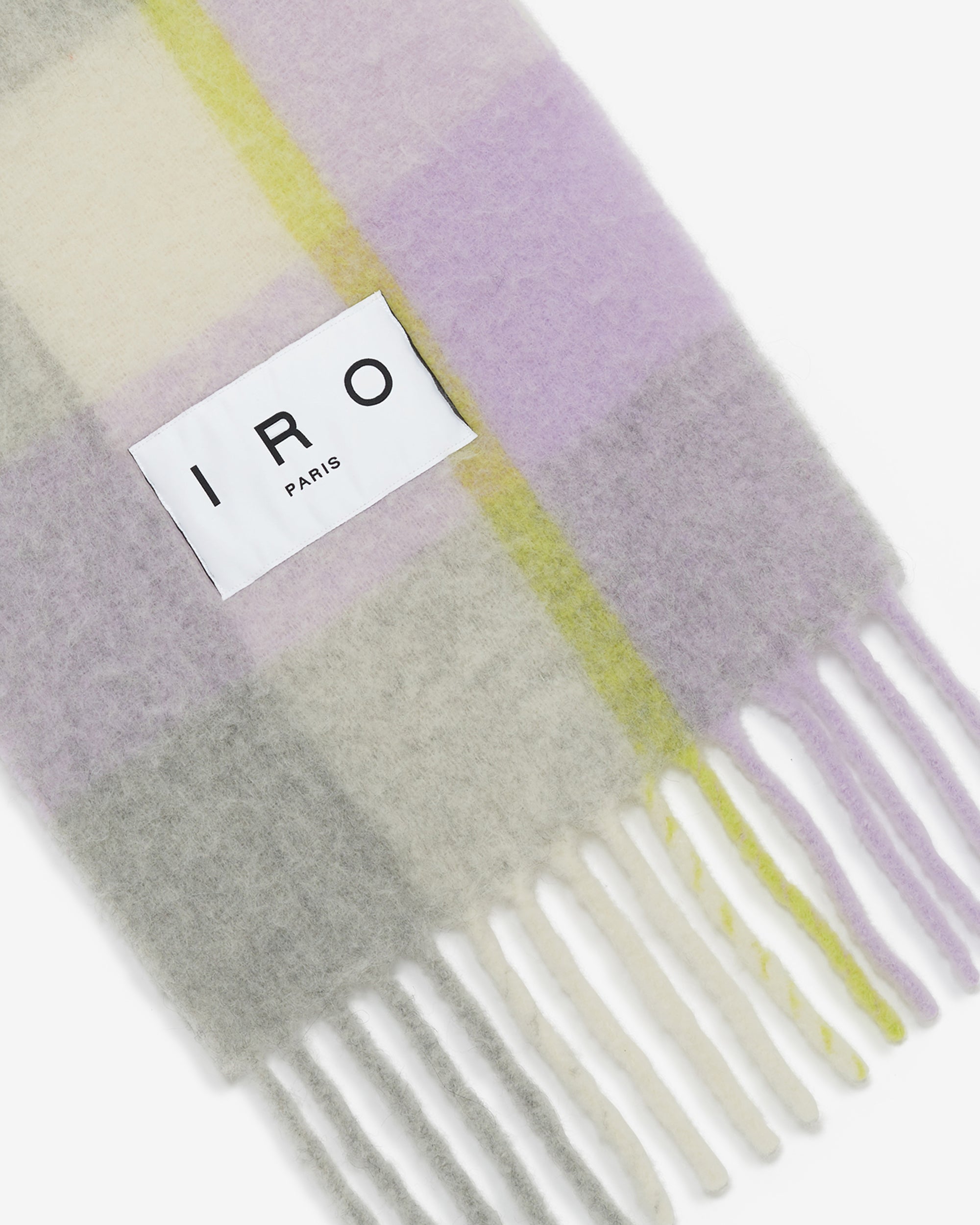 Auray alpaca scarf - Grey Lavender