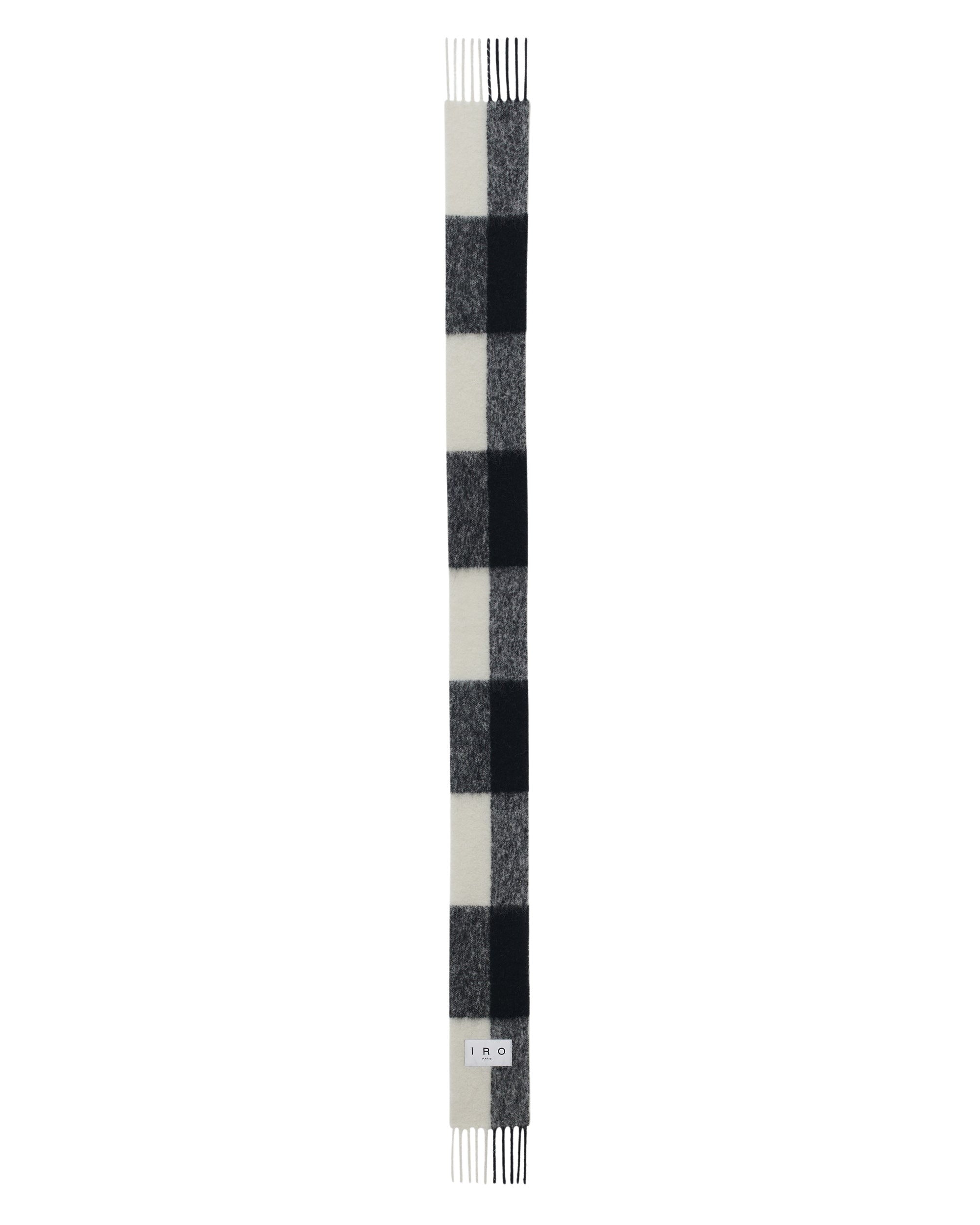 Auray alpaca scarf - Black & White