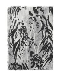 Laria Scarf - White & Black