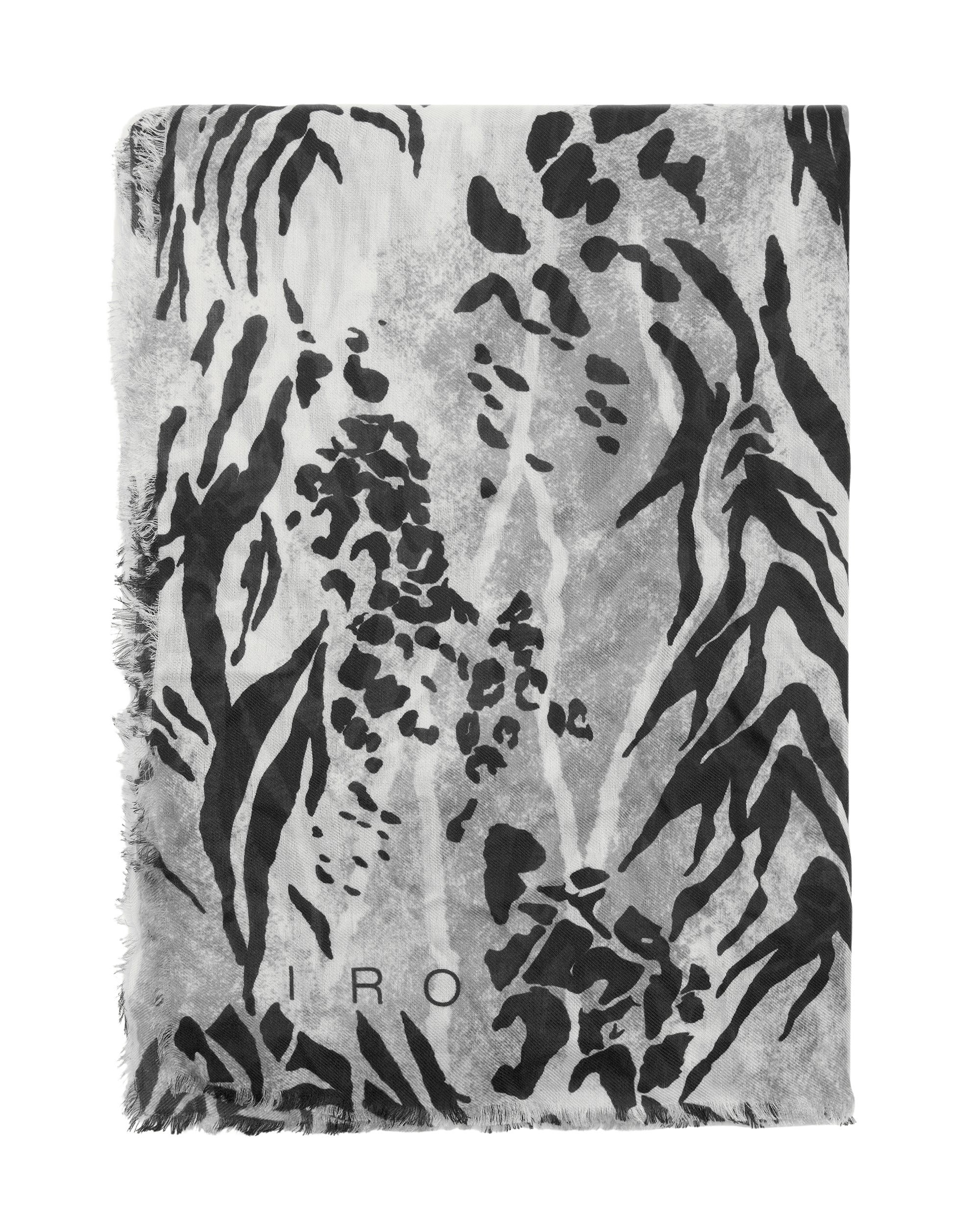 Laria Scarf - White & Black