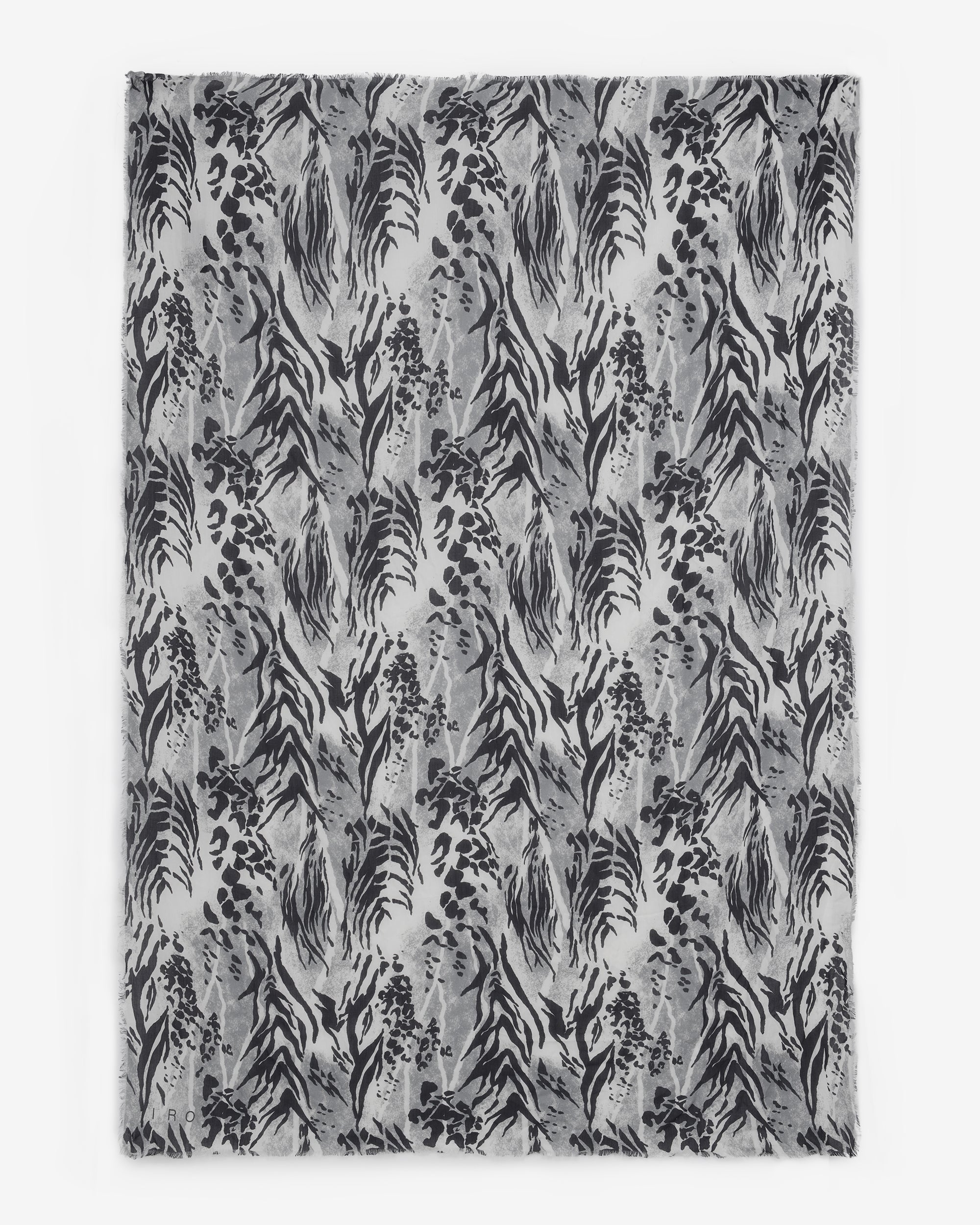 Laria Scarf - White & Black