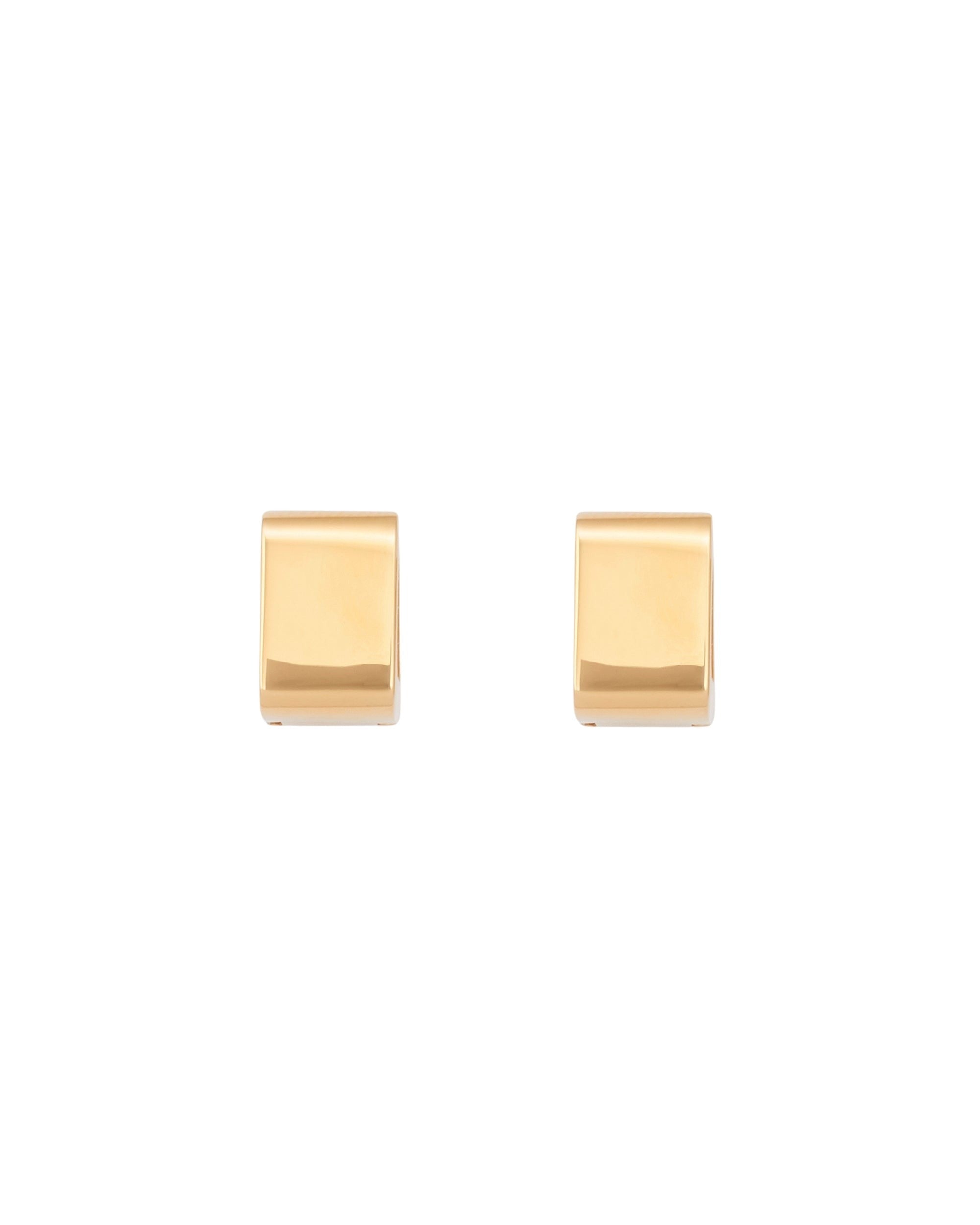 Square Earrings - Gold