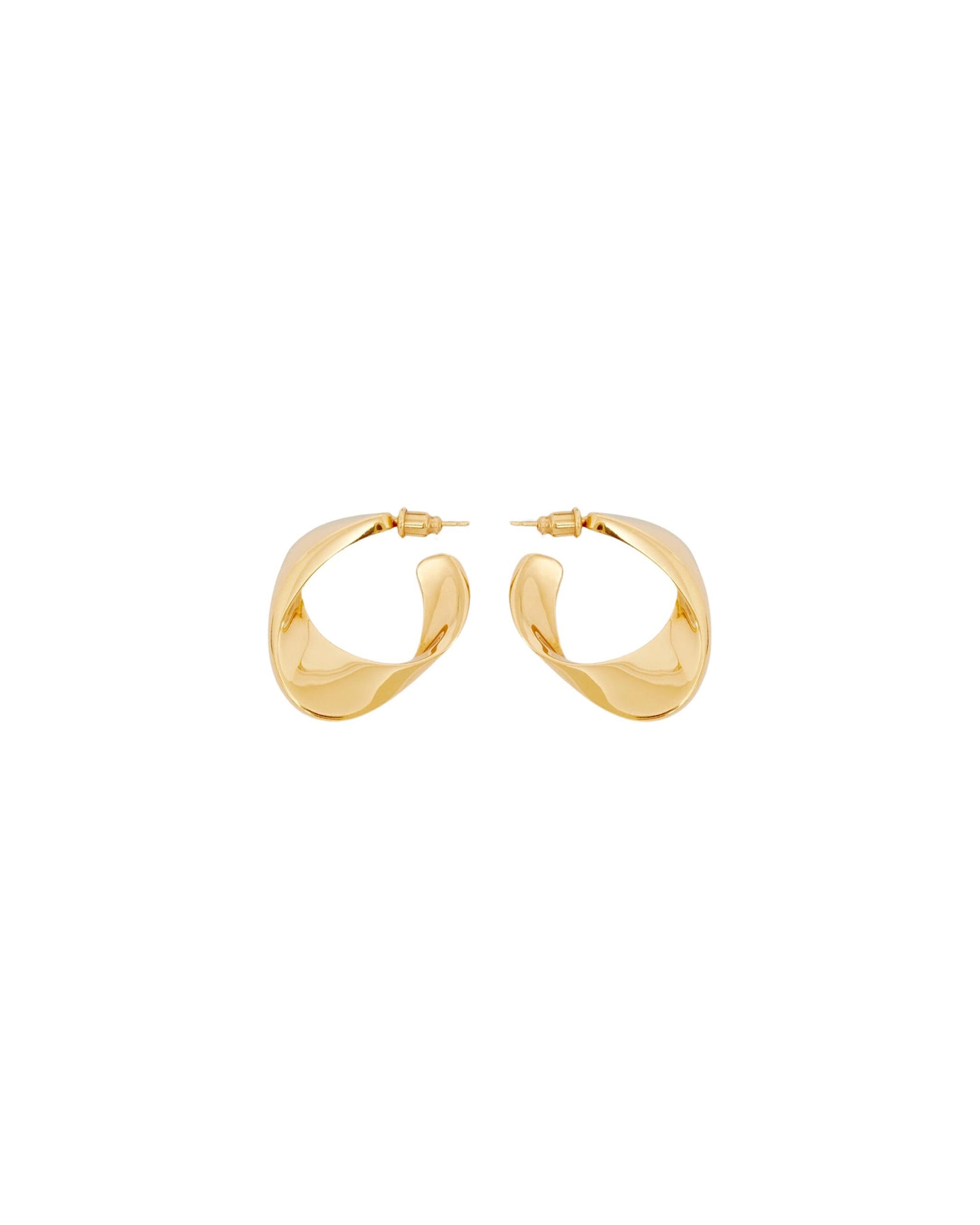 Volute Loop earrings - Gold
