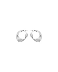 Volute Loop earrings - Silver