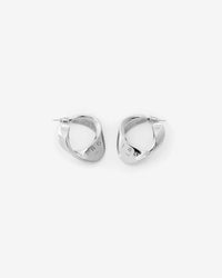 Volute Loop earrings - Silver