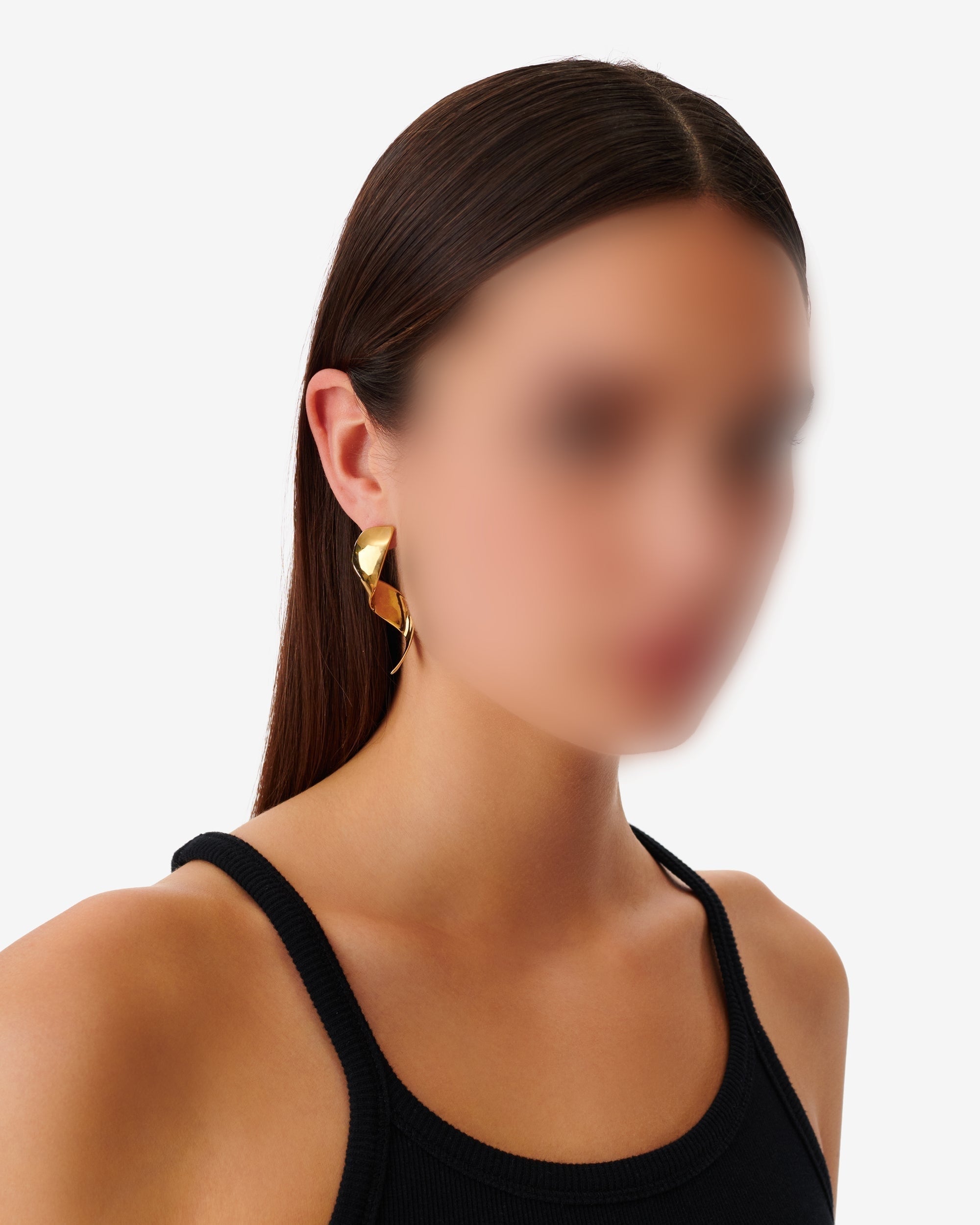 Volute Twist earrings - Gold