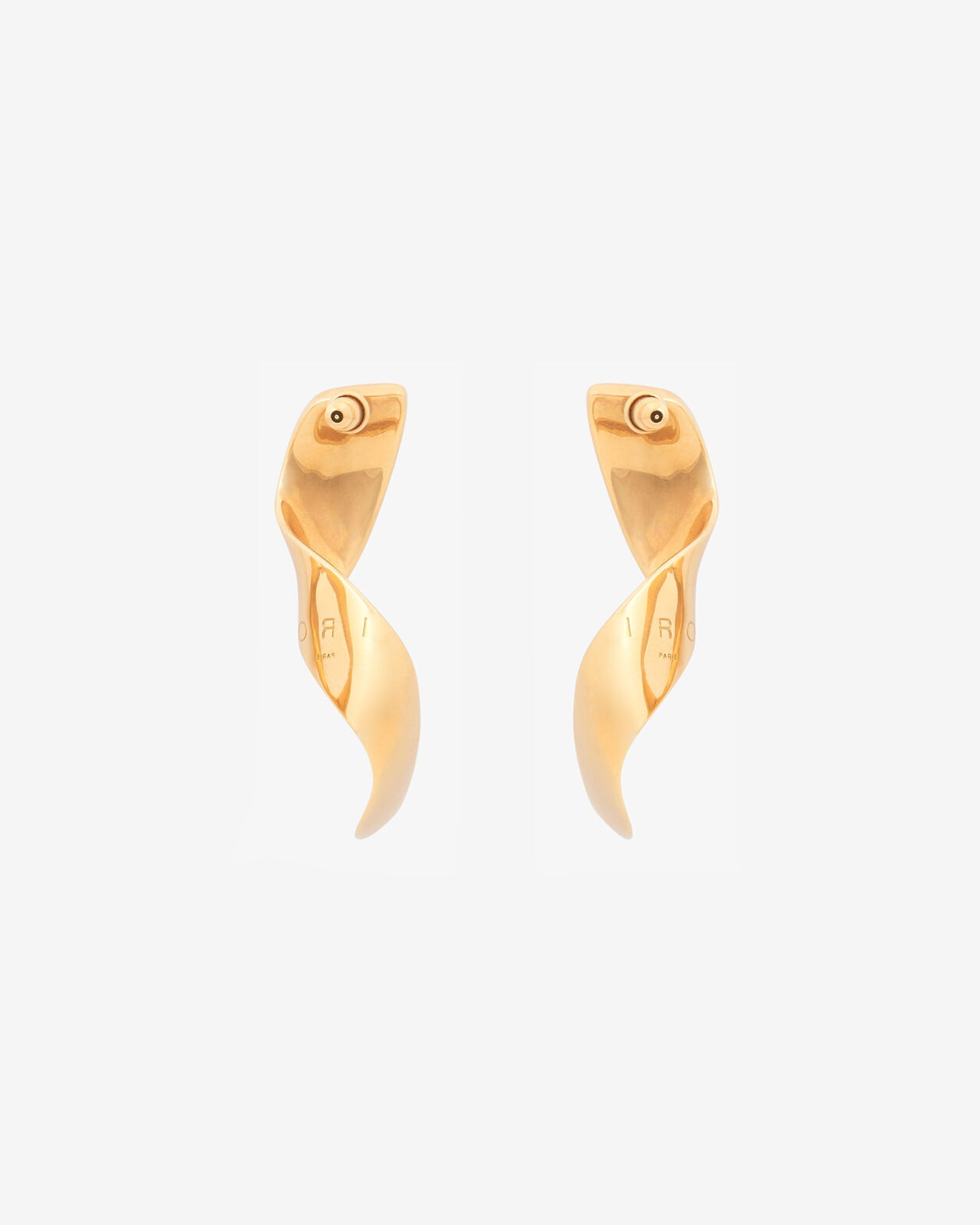 Volute Twist earrings - Gold