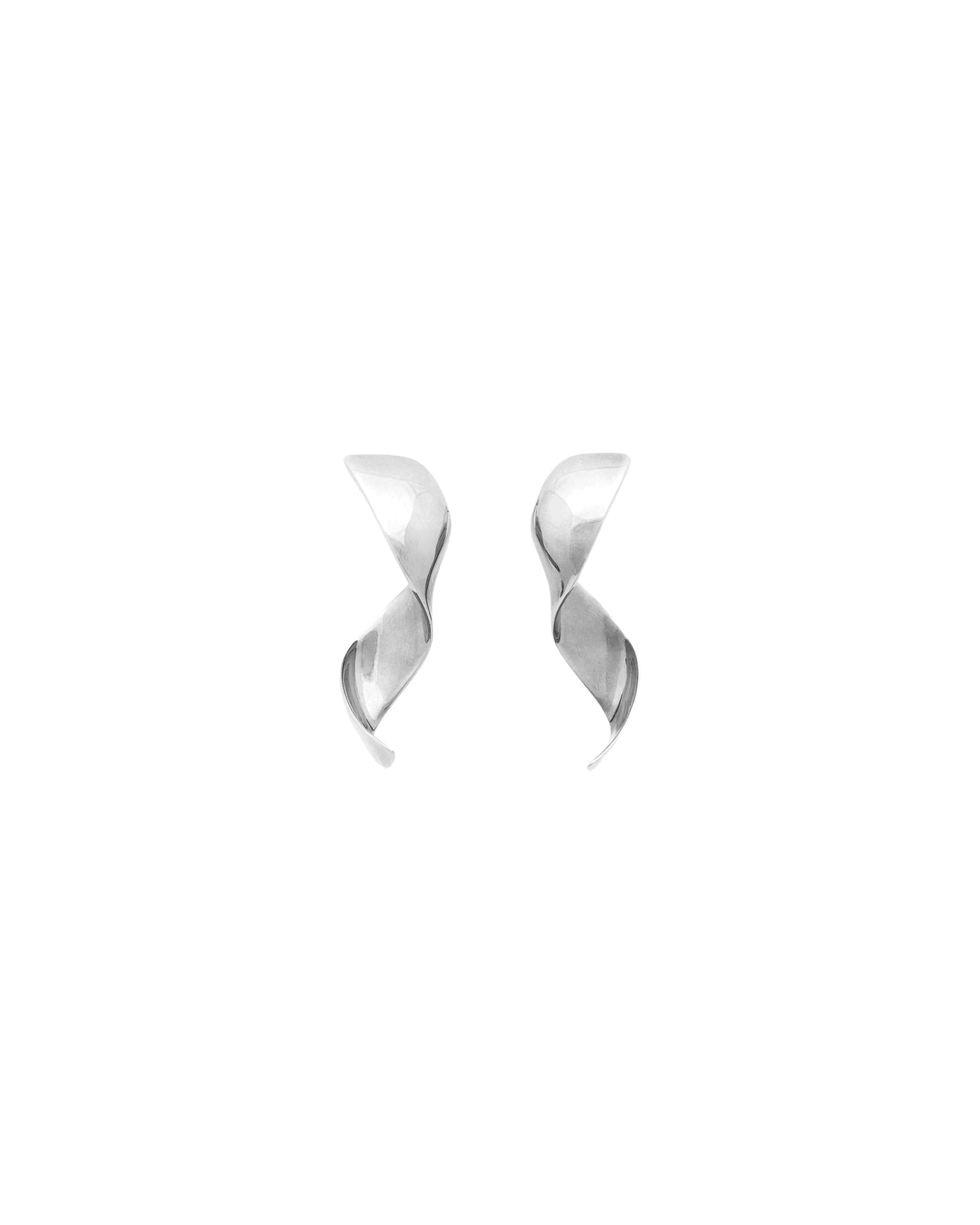Volute Twist earrings - Silver