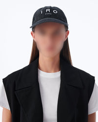 Greb cap - Dark Denim & White