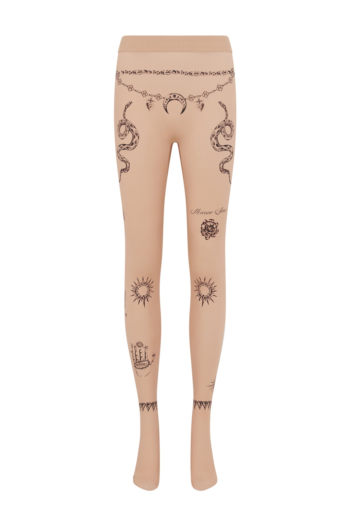 Legging en jersey imprimé - Light Tan