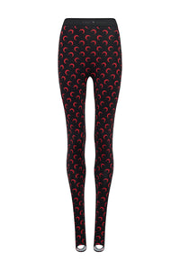 PRIX MARQUE : 120€_Black With Red Print Legging - Black With Red Print