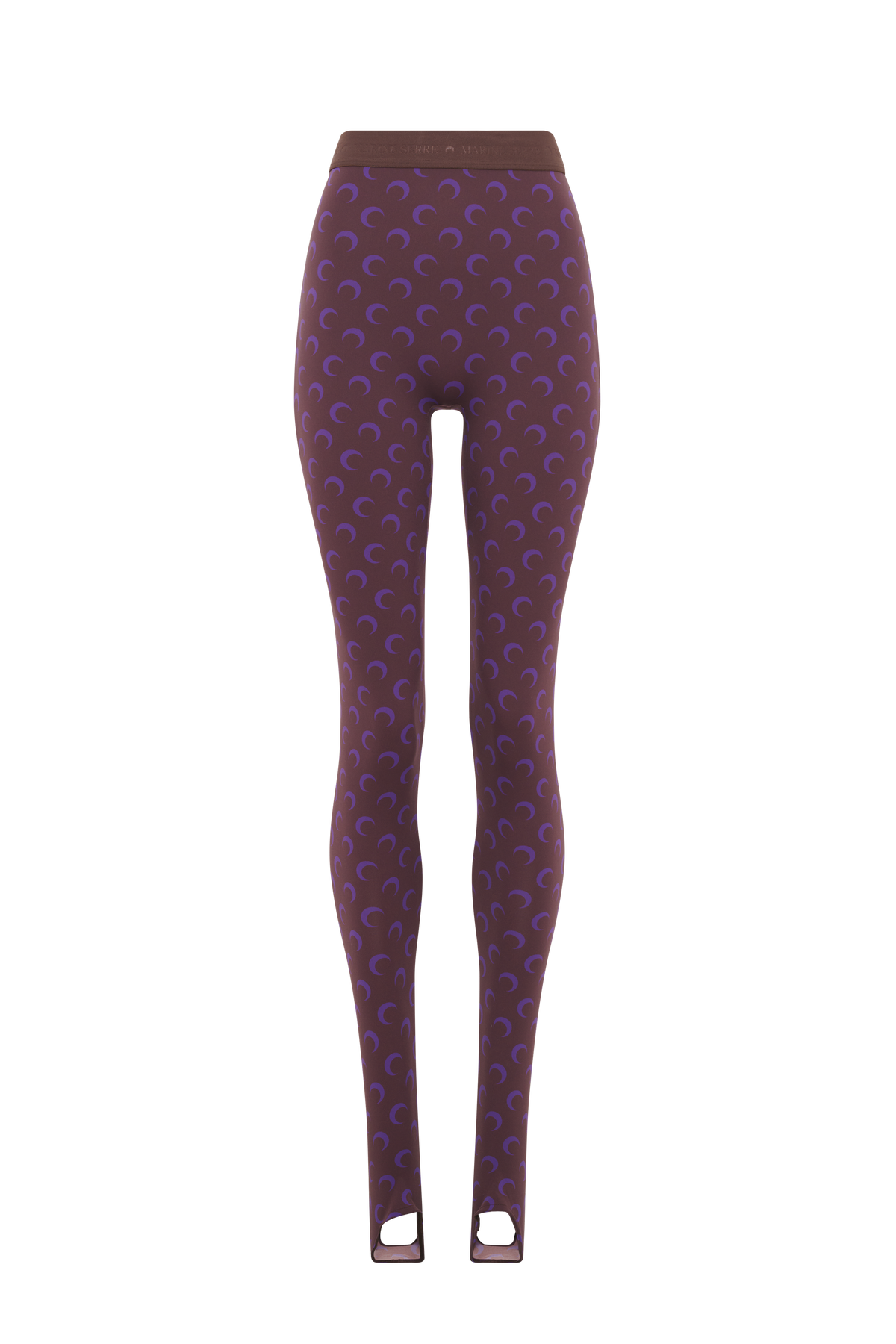 Moon Printed Jersey Leggings - Violet